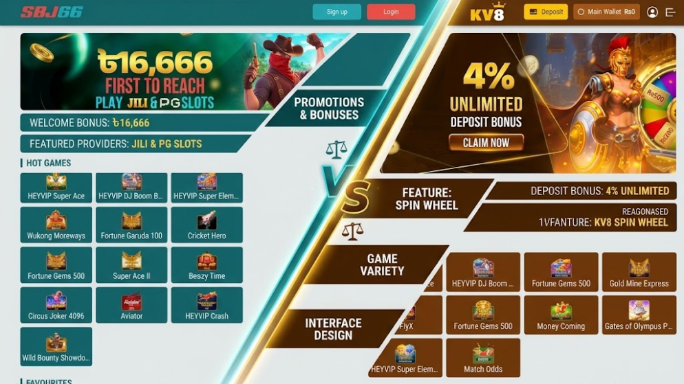 SBJ66 vs KV8 – Complete Bonus and Features Comparison